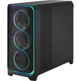 Fractal Design Meshify 3 XL Ambience Pro RGB Light Tint , Big-Tower-Gehäuse schwarz, Tempered Glass