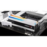 G.Skill DIMM 48 GB DDR5-8000 (2x 24 GB) Dual-Kit, Arbeitsspeicher weiß, F5-8000J4048F24GX2-TZ5RW, Trident Z5 RGB, INTEL XMP