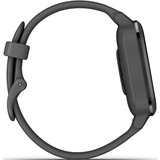 Garmin Venu Sq, Smartwatch dunkelgrau, Schieferfarbenes Silikonarmband