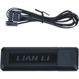 Lian Li UNI FAN SL120 LCD Wireless, Gehäuselüfter schwarz, 3er-Pack inkl. Controller, Reverse, 124.5 mm