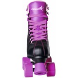 Muuwmi Rollschuh Disco Gr. 35-38, Rollschuhe lila/schwarz