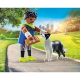 PLAYMOBIL 71740 My Life Jogger mit Border Collie, Konstruktionsspielzeug 