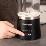 Rommelsbacher Milchaufschäumer MS 625 schwarz/transparent, 600 Watt