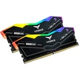 Team Group DIMM 32 GB DDR5-6600 (2x 16 GB) Dual-Kit, Arbeitsspeicher schwarz, FF3D532G6600HC34DC01, Delta RGB, INTEL XMP