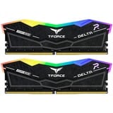 Team Group DIMM 32 GB DDR5-6600 (2x 16 GB) Dual-Kit, Arbeitsspeicher schwarz, FF3D532G6600HC34DC01, Delta RGB, INTEL XMP