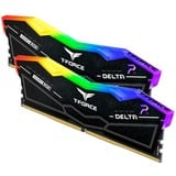 Team Group DIMM 32 GB DDR5-6600 (2x 16 GB) Dual-Kit, Arbeitsspeicher schwarz, FF3D532G6600HC34DC01, Delta RGB, INTEL XMP