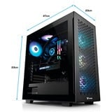 Thermaltake Prospero Black, Gaming-PC schwarz/transparent, Windows 11 Home 64-Bit