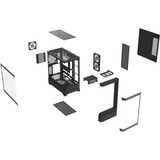 Thermaltake View 290 TG ARGB, Tower-Gehäuse schwarz, Tempered Glass x 2