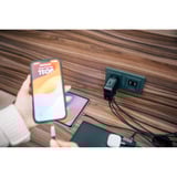 Verbatim Mini-GaN-Ladegerät mit Display schwarz, 140 Watt Gesamtleistung