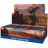 Wizards of the Coast Magic: The Gathering - Commander Legends: Battle for Baldur's Gate Draft-Booster Display englisch, Sammelkarten 