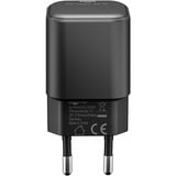goobay USB-C Schnellladegerät Nano, PD, GaN, 65 Watt schwarz, 1x USB-C, Power Delivery 3.0