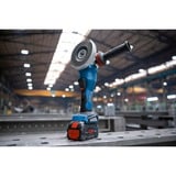 Bosch Professional PRO X-LOCK Akku-Winkelschleifer BITURBO GWX 18V-15 P Professional solo, Ø 125mm blau/schwarz, ohne Akku und Ladegerät