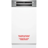 Bosch SPI2HKS42E Serie 2, Spülmaschine edelstahl (gebürstet), 45 cm, Home Connect