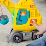 Fisher-Price Zählen und Stapeln Kran, Geschicklichkeitsspiel mit Lichtern und Geräuschen, mehrsprachige Version