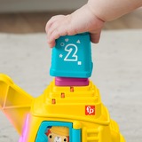 Fisher-Price Zählen und Stapeln Kran, Geschicklichkeitsspiel mit Lichtern und Geräuschen, mehrsprachige Version