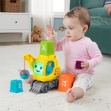 Fisher-Price Zählen und Stapeln Kran, Geschicklichkeitsspiel mit Lichtern und Geräuschen, mehrsprachige Version