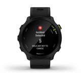 Garmin Forerunner 55, Smartwatch schwarz, 42 mm, Silikon-Armband
