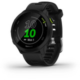 Garmin Forerunner 55, Smartwatch schwarz, 42 mm, Silikon-Armband
