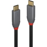 Lindy USB 3.2 Typ C Kabel, 5A PD, Anthra Line grau, 1m