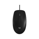 Logitech M100, Maus schwarz, kompatibel mit Windows/macOS/ChromeOS/Linux