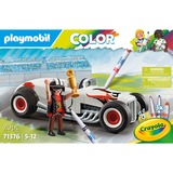 PLAYMOBIL 71376 Color Rennauto, Konstruktionsspielzeug 