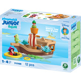 PLAYMOBIL 71769 Junior & Disney: Peter Pans Piratenschiff mit Wasserspritzspaß, Konstruktionsspielzeug 