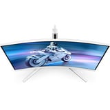 Philips 32M2C5501, Gaming-Monitor 80 cm (31.5 Zoll), weiß, QHD, VA, Curved, Ambiglow, 180Hz Panel