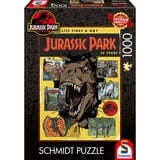 Schmidt Spiele Jurassic Park: 30 Jahre Jurassic Park - Life Finds a Way, Puzzle 1000 Teile