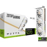 ZOTAC GeForce RTX 5070 AMP WHITE Edition, Grafikkarte DLSS 4, 3x DisplayPort, 1x HDM