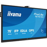 iiyama ProLite TE7513A-B3AG, Public Display schwarz (matt), UltraHD/4K, IPS, Touchscreen, HDMI, DP, USB-C, USB-Hub