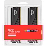 ADATA DIMM 32 GB DDR5-6000 (2x 16 GB) Dual-Kit, Arbeitsspeicher schwarz, AX5U6000C3416G-DTLABRBK, XPG Lancer Blade RGB, INTEL XMP, AMD EXPO