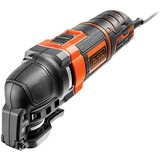 BLACK+DECKER Multifunktions-Werkzeug MT300KA orange/schwarz, Koffer, 300 Watt, 12-tlg. Zubehörset