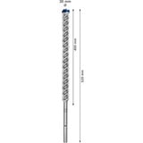 Bosch EXPERT Hammerbohrer SDS-max-8X, Ø 30mm Arbeitslänge 400mm