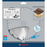 Bosch Professional PRO Wood cordless Kreissägeblatt, Ø 184mm, 16Z Bohrung 16mm, für Akku-Handkreissägen