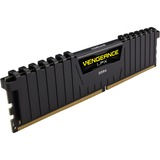 Corsair DIMM 16 GB DDR4-3200 (2x 8 GB) Dual-Kit, für AMD Optimiert , Arbeitsspeicher schwarz, CMK16GX4M2Z3200C16, Vengeance LPX, INTEL XMP