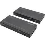 Digitus 4K HDBaseT 2.0 HDMI KVM Extender Set, HDMI Verlängerung schwarz, 150 m