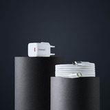 Intenso Power Adapter W30C GaN + C315C USB-C Kabel, Ladegerät weiß, 30 Watt