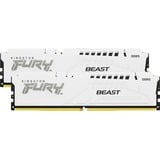 Kingston FURY DIMM 32 GB DDR5-6800 (2x 16 GB) Dual-Kit, Arbeitsspeicher weiß, KF568C34BWK2-32, FURY Beast, INTEL XMP