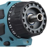 Makita Akku-Bohrschrauber mit Wechselkopfsystem DDF491Z, 18Volt blau/schwarz, ohne Akku und Ladegerät, mit Schnellspannbohrfutter
