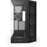 NZXT H9 Flow RGB , Tower-Gehäuse schwarz (matt), Tempered Glass x 2