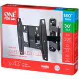 ONE FOR ALL Wandhalterung Drehbar schwarz