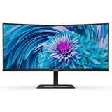 Philips 346E2CUAE/00, LED-Monitor 86 cm (34 Zoll), schwarz, WQHD, VA,  AMD Free-Sync, 100Hz Panel