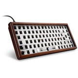 Sharkoon SKILLER SGK50 S3 Wood Barebone, Gaming-Tastatur holz