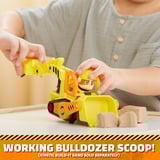 Spin Master Rubble & Crew - Planierraupen-Baufahrzeug mit Rubble-Figur, Spielfahrzeug 