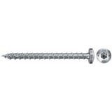 fischer Meisterbox PowerFast II Pan Head VG TX, Schrauben-Set 110 Teile, Vollgewinde, verzinkt