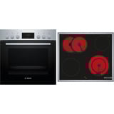 Bosch HND211LB2, Herdset schwarz/edelstahl