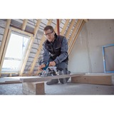 Bosch Professional Akku-Handkreissäge GKS 18V-57-2 Professional solo blau/schwarz, ohne Akku und Ladegerät, in L-BOXX