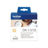 Brother Etikettenrolle DK-11218, Schriftband Etiketten-Durchmesser: 24 mm, weiß