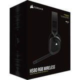 Corsair HS80 RGB Wireless Headset, Gaming-Headset schwarz, USB