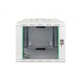 Digitus 483-mm-Wandschrank, 9 HE, IT-Schrank hellgrau, 9 Höheneinheiten